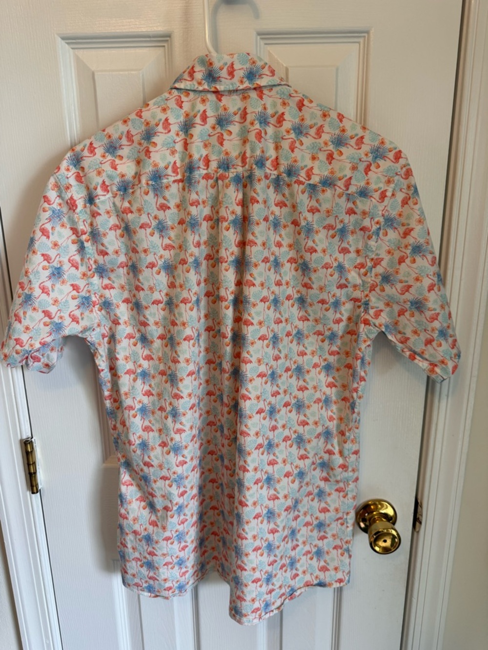 PETER MILLAR Seaside Paradise Cotton-Blend Sport Shirt Size M - Picture 5 of 13